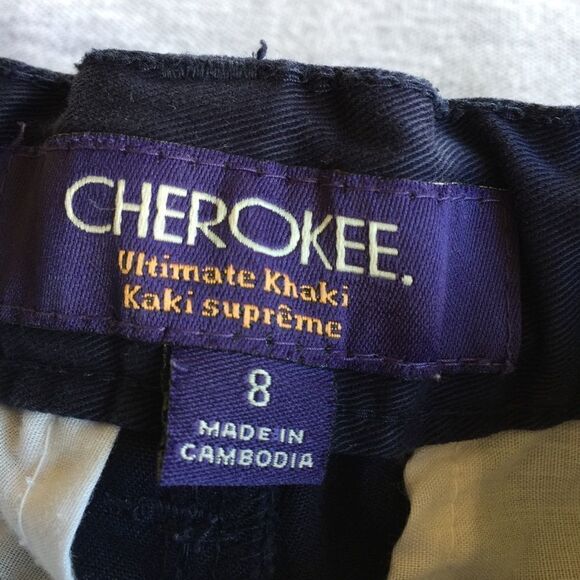 Cherokee Ultimate Khaki Navy Blue 8 - Picture 5 of 5